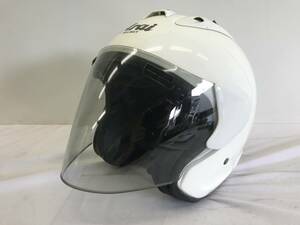 ☆★【USED】 Arai アライ ジェットヘルメット sz ram3 SZ RAM3 ホワイト 白 2004年製 57・58cm バイク ツーリング 単車 100サイズ