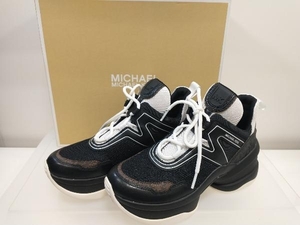 MICHAEL KORS マイケルコース OLYMPIA TRAINER スニーカー ブラック 8M 26cm メンズ シューズ 靴 厚底 店舗受取可