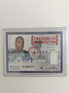 2011 DeMARCO MURRAY Rookie Patch Auto SP RC NFL panini rookie&stars ROOKIE AUTO 05/10 COWBOYS 直筆サイン パッチカード カウボーイズ