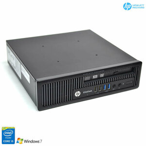 Windows7 64bit 小型 中古パソコン HP EliteDesk 800G1 USDT 4コア Core i5 4590s メモリ4G HDD320G USB3.0 マルチ