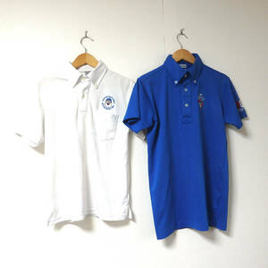 【送料無料】キャプテンサンタポロシャツ２枚セット/ゴルフ　スポーツポロ　XSサイズ　キッズ　レディース