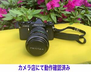 ◆カメラ専門店にて動作確認済み！　ペンタックスカメラ ＭＥ Pentax ME Super Black 35mm SLR Film Camera ●電池新品交換 //売り尽くし！