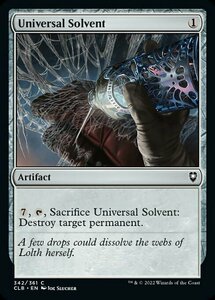 MTG ■無/英語版■ 《万能溶剤/Universal Solvent》★FOIL★ 統率者レジェンズ：バルダーズゲートの戦い CLB