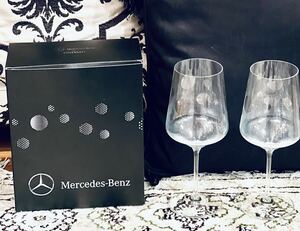 レアRITZENHOFFリッツェンホフ、メルセデスベンツ　プラチナワイングラスMercedes-Benz by Ritzenhoff Wine SpritzerGlass Platinum-coated