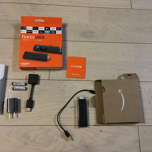 【未使用】AMAZON　FIRE　TV-STICK　第三世代型　付属品込み　※リモコン訳アリ