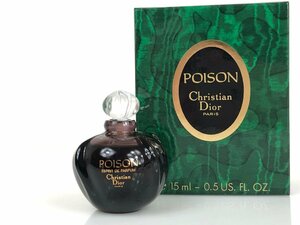 未使用　クリスチャン・ディオール　Christian Dior　プワゾン　POISON　エスプリドゥパルファム　ボトル　15ml　YK-6407