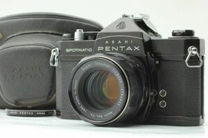 ペンタックス PENTAX SPOTMATIC SP ブラック SUPER TAKUMAR 55mm F/1.8 標準レンズセット s2992