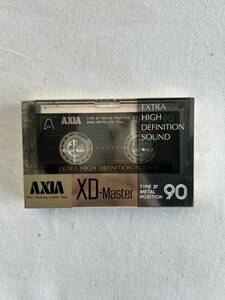 M-92 1円スタート AXIA アクシア カセットテープ メタル XD-Master 90 TYPE Ⅳ METAL POSITION テープ 未開封品 60サイズ