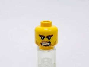 【新品未使用】レゴ　LEGO　ミニフィグ　ヘッド　頭　69　ヒゲ　髭　