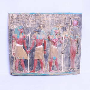 最終売り切り価格！◆ 古代エジプト ツタンカーメン王 アヌビス ラムセス イシス ◆レリーフ ファラオ 死者の守護神 女神 王家の守護神 