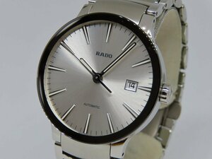 【美品】ラドー セントリックス 658.0939.3 デイト 自動巻き メンズ腕時計