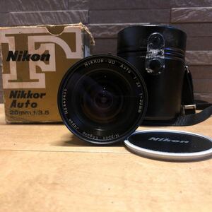 Nikon Auto Nikkor Auto 20mm f3.5 ニコン ニッコール レンズ単焦点レンズ 