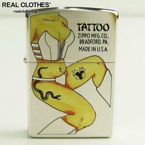 ZIPPO/ジッポー TATTOO/タトゥー サンバーン ガールプリント 05年製 /LPL