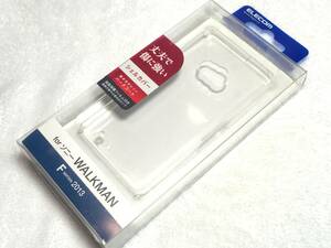 ELECOM WALKMAN Fシリーズ 2013用 シェルカバー ケース クリア フィルム付 未使用 中古 F880 NW 887 886 885 デジタル ウォークマン