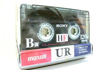 使用済み　中古　カセットテープ　SONY　HF120　Type1　ノーマル　120分　1本　爪あり　No733　