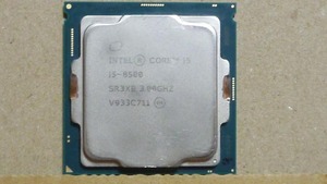 INTEL 　インテル Core i5-8500　3.00～ 4.10 GHz　LGA1151