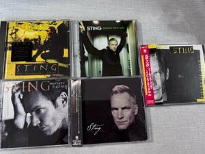 STINGスティング オリジナルアルバムCD5枚セット THE BEST OF STING/SACRED LOVE/mercury falling/BRAND NEW DAY/TEN SUMMONER