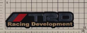 トヨタ TOYOTA TRD レーシングデベロップメント ホログラム ステッカー タイプ4 Racing Development 金色 ゴールド gold
