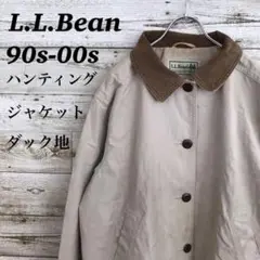 【k5784】USA古着90s00sエルエルビーンダック地ハンティングジャケット