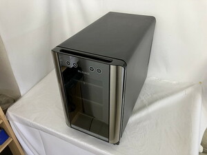 ◇LOUNGE 6本収納 ワインセラー LNE-W306B(ブラック)　※デジタル表示不良のため値下げ品（冷動作確認はOK）