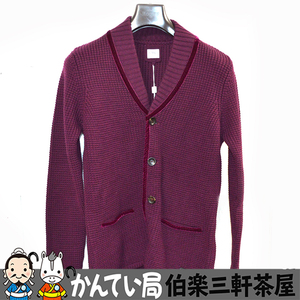 ARMANI【アルマーニ】アルマーニコレクション　カーディガン　サイズ48　パープル/紫系　メンズ【中古】