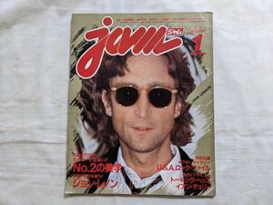 Jam/ジャム 1981年 1月号 No.2の美学/ジョン・レノン/トーキング・ヘッズ
