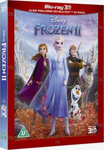 新品・3D+2D★アナと雪の女王2★限定生産2枚組版3D+2Dブルーレイ【ディズニー/FROZEN Ⅱ 3D】クリスティン・ベル●日本未発売●ディズニー