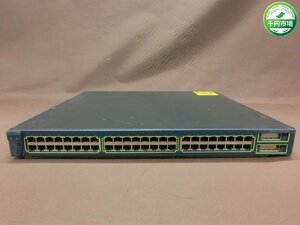 【YF-0324】CISCO SYSTEMS Catalyst 3550 Series C-3550-48-EMI イーサネットハブ 本体のみ 現状品【千円市場】