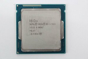 Intel CPU XEON E3-1270V3 3.50GHz LGA1150☆