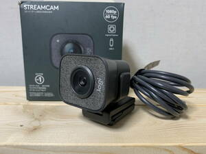 【美品】Logicool STREAMCAM C980GR ロジクール ストリームカム ウェブカメラ フルHD 1080P 60fps オートフォーカス 自動露出補正