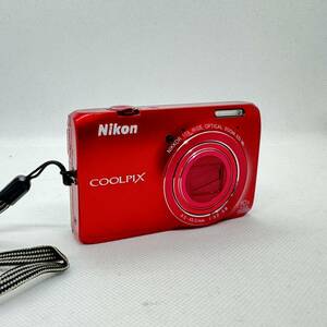 Nikon COOLPIX S6300 コンパクトデジタルカメラ コンデジ デジカメ 本体 レッド ジャンク ニコン 