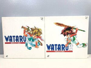 〇【2】現状品 LD 魔神英雄伝ワタル 創界山完全大絵巻 / ワタル2 星界山完全大絵巻 セット 同梱不可　1円スタート