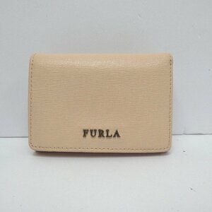 Dz788641 フルラ 三つ折り財布 コンパクトミニウォレット ピンク レディース Furla 中古