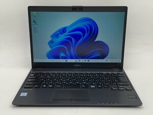 軽量薄型 富士通　FUJISTU　LIFEBOOK　U938/S『高性能7世代Core i5・メモリ8GB・SSD 256GB』【フルHD/Office/Windows11/SIM対応】