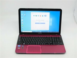 カメラ内蔵/中古15.6/ノートPC/Windows10/SSD180GB/4GB/CeleronB820/TOSHIBA　EX/47FRRT 無線マウス/office搭載/HDMI/USB3.0/テンキー