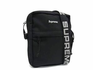 1円 ■極美品■ Supreme シュプリーム ナイロンキャンバス ショルダーバッグ ポシェット メンズ レディース ブラック系 FA6168