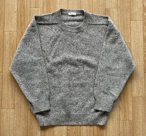 90s　Papas　パパス　ウール100%　長袖　ニット　セーター　メンズ　Mサイズ　レトロ　ヴィンテージ　日本製　正規品