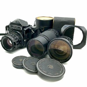 1円 ASAHI PENTAX アサヒ ペンタックス 6×7 フィルムカメラ レンズ セット カメラ m12894