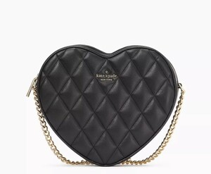 日本未発売(*^^*)　Kate Spade Love Shack Quilted Heart Crossbody Purse　ラブハート型バッグ　型番：KA782　本物をお届け♪