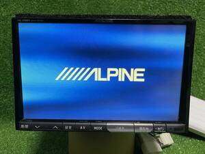 ALPINE BIG-X 8インチ HDDナビVIE-X088V iPhone 音楽再生 CD録音 DVD AUX LED液晶 エスティマ/アルファード/プリウス/ヴェル ジャンク (S)