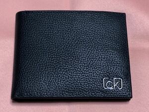 Calvin Klein カルバンクライン 二つ折り財布 コインケース 小銭入れ付 ブラック 黒 新品未使用品 人気商品 K50K505306