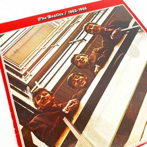 The Beatles ビートルズ 1962-1966 LP レコード Odeon EAS-50021・22 洋楽ロック 赤盤 カラーレコード alp色
