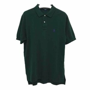 【新品同様】【美品】ポロ ラルフローレン POLO RALPH LAUREN 半袖ポロシャツ M グリーン