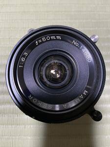 1円～ MAMIYA マミヤ MAMIYA-SEKOR 50mm F6.3 中判レンズ ジャンク品