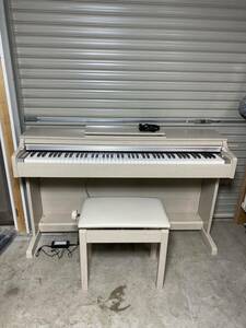 YAMAHA ヤマハ 88鍵 電子ピアノ ARIUS YDP-163 2018年製 ホワイト アリウス グレードハンマー3鍵盤 引取限定