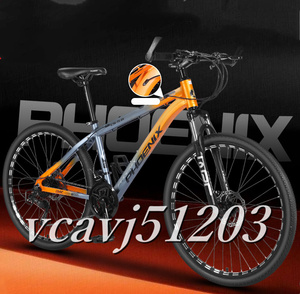 ◆美品◆2024年モデル 24段変速！自転車 軽量 油圧ディスクブレーキ 通勤通学 マウンテンバイク 26インチ フェンダー付き