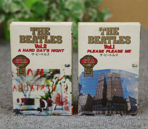【ザ・ビートルズ THE BEATLES】Vol.1 Vol.2 カセットテープ２点セット [現状品]