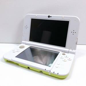 139【中古】New Nintendo 3DS LL RED-001 どうぶつの森 ハッピーホームデザイナーパック タッチペンなし 動作確認 初期化済み 現状品