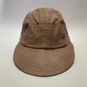 希少! 80s L.L.Bean ヌバック レザーキャップ USA製 ヴィンテージ ll bean ロングビル ダックビル ハット 60s 70s 90s