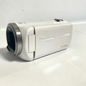 Panasonic パナソニック デジタルハイビジョンビデオカメラ HC-V360M 本体 ホワイト 現状品 ジャンク m-040551-10